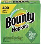 Bounty Paper Napkins, White, 1 Pack