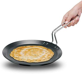 FUTURA IQ45 Hawkins Non-Stick Induction Compatible Flat Tava Griddle, 10-inch Black