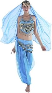 Seawhisper Jasmine Costume for Women Belly Dancer Costumes for Women