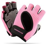 Gym Workout Gloves Women - Weight Lifting Gloves Men - Gym Gloves to Support Wrist & Hand Grip - Fingerless Workout Gloves w/ Wrist Wraps for Weightlifting, Layer Fabric - Guantes Para Gym Mujer