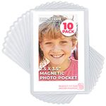 Freez-A-Frame Magnetic Photo Pockets For Fuji Mini Instax Photos (Wallet size) 10 Pack