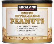 Kirkland Signature Super Extra Large Peanuts Roasted & Salted Nuts Pack 1.13kg Seller Approved by Fakespot Guard Learn More