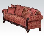 ACME 50330 Fairfax Sofa with Magenta Finish