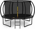 ARMY VANCA 14 FT Outdoor Trampoline with Enclosure Net, Heavy Duty Yard Trampolines, ASTM Approval Recreational Trampolines for Kids and Adults