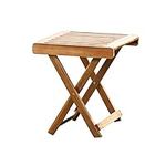 Thompson & Morgan Acacia Hardwood Folding Side Table Pre-Treated Garden Furniture (Acacia Folding Side Table)