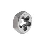 uxcell Hex Rethreading Die M12 x 1.5 Pitch Carbon Steel Metric Hexagon Taper Pipe Die Accuracy Grade: 6g