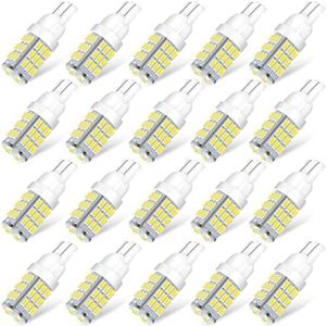 ACOHUIKE T10 921 194 168 175 LED Bulbs Natural White 20-Packs, Super Bright 3014 42-SMD LED Replacement 12 Volt RV Camper Trailer Boat Trunk Interior Dome Map License Lights, Backup Reverse Lights