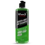 Wavex Wash and Wax Car Shampoo 500ml Gives Wet Look Shine,Buttery Smooth Feel, pH Neutral - Leaves no Water Spots