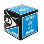 DUNLOP Squash Ball (Black, One Size, D1SB700105-BLUE-DOT)