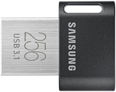 SAMSUNG MUF-256AB/AM FIT Plus 256GB - 400MB/s USB 3.1 Flash Drive, Gunmetal Gray