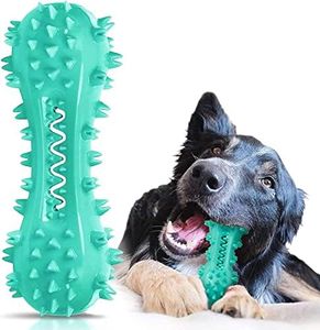 CERISURIO Toothbrush Dog Chew Toy, Stick Bone for Teeth Cleaning, Brushing, Teething Toys, Dental Care for Small, Medium and Large Dogs(Blue)