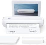 SUPVAN T200M Portable Printer Wireless for Travel, Bluetooth Inkless Printer with 300 DPI, Prints 400 Pages per Charge, Supports 8.5" X 11" US Letter, Compatible with iPhone, Android & Laptop