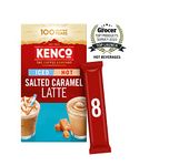 Kenco Iced Hot Salted Caramel Latte Sachets x8 (Pack of 5, Total 40 Sachets)