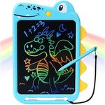 ScriMemo LCD Writing Tablet 10 inch Dinosaur Toy for 2 3 4 5 6 Year Old Boy Gifts, Portable Erasable Drawing Board, Educational Learning Trave Toy Gifts for 3 4 5 6 7 Years Old Boys Girls-Blue