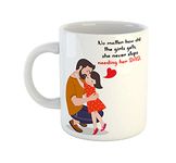 ASHVAH Not Matter How Old The Girls Gets, She Never Stops Needing her DAD Ceramic Coffee Mug - Best Gift for Dad/Papa/Father on Birthday, Fathers Day, Anniversary