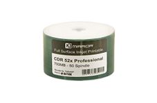 50 x Ritek CD-R Professional Grade White Inkjet Printable