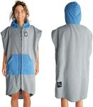 Pilotfish Surf Poncho Hooded Changing Robe, Soft Cover-Up Changing Towel with Pocket, Beach Towel for Swimming, Sports