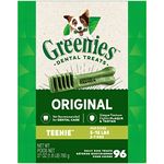 GREENIES Adult Dog Treats Original TEENIE Natural Dental Care, (96 Treats) 27oz. Pack