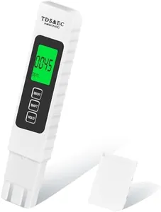 4 in 1 TDS Meter Digital Water Tester - Accurate and Reliable TDS EC & Temp(°C,°F) Meter, 0-9990ppm - Professional Testing for Drinking Water, RO/DI System, Aquariums etc