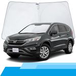 CLIM ART Windshield Sun Shade for Honda CR-V (CRV) 2012-2016, Custom-Fit Foldable Car Sun Shade, Car Sunshade, Vehicle Sun Protector, Front Auto Windshield Cover, Car Windshield - WS7007