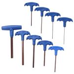 CHESTON Steel Handle 9 Pcs Hex Allen Key Set Tool Kit Of 9 Sizes (1-10Mm)