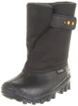 Tundra Teddy Winter Boot (Toddler/Little Kid), Black/Yellow, 11 M US Little Kid