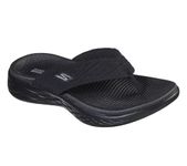 Skechers Women's On-The-go 600-Sunny Flip-Flop, Black, 7