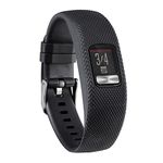 Black Vivofit 4 Straps Compatible with Garmin Vivofit 4 Watch Band Strap Bracelet Wristband for Men Women UK Replacement Accessory- Colorful Vivofit 4 Silicone Watchband with Metal Clasp Buckle Small