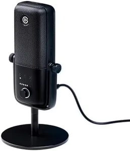 Elgato Wave:3 - Premium Studio Quality USB Condenser Microphone for Streaming, Podcast, Gaming and Home Office, Free Mixer Software, Sound Effect Plugins, Anti-Distortion, Plug ’n Play, for Mac, PC