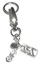 Message Charm Key Chain Ring, Women's Purse or Necklace Charm, Comes in a Gift Box! (Find Joy in The Journey) [Office Product]