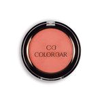 Colorbar Cheekillusion Blush, Coral Craving | Lightweight, silky texture | Highly-buildable and blendable | Powder blush| Suitable for all skin types