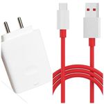 Nixst 100W Charger For Oneplus 11R,11, Nord Ce, 2T, 10T, 10R, 10 Pro, 9R, 9 Pro, 9 With Fast Charging Usb Type C Cable-Red