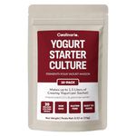 Coolinario Yogurt Starter Culture (10-Pack, 1.5g Sachets) Live Cultures for Homemade Yogurt | Creamy, Thick & Delicious | Regular or Greek Yogurt | Non-GMO, No Preservatives, Gluten Free
