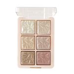 MARS Glowzilla 6 Colour Highlighter Palette | Ultra Blendable & Long Lasting | Blinding Glow (12.0gm) (Shade-02)