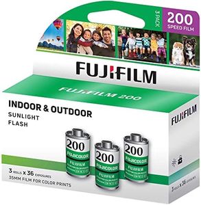 Fujifilm Fujicolor 200 Color Negative Film (35mm Roll Film, 36 Exposures, 3-Pack)