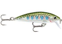 Rapala X-Rap CountDown Lure with Two No. 6 Hooks, 0.9-1.5 m Swimming Depth, 7 cm Size, Rainbow Trout