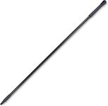 Sparta Fiberglass Broomstick Replacement Broom Handle with Acme Threaded Tip for Industrial Cleaning Tools, Fiberglass, 60 Inches, Black