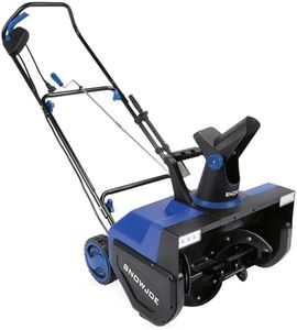 Snow Joe SJ627E Electric Walk-Behind Snow Blower w/ Dual LED Lights, 22-inch, 15-Amp