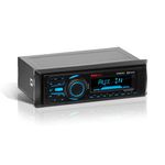 BOSS Audio Systems MR1308UABK Single Din, Bluetooth, MP3 WMA USB SD AM FM Weather-Proof Marine Stereo, - - no CD DVD, Detachable Front Panel, Wireless Remote , Black , 8.75" x 3.83" x 8.25"