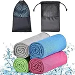 TOBEHIGHER Cooling Towels - 4 Pack 
