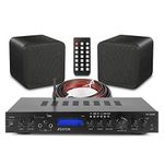 Fenton Hi-Fi Stereo Speaker System with Home Cinema Theatre Amplifier, FM Radio Bluetooth, B406A