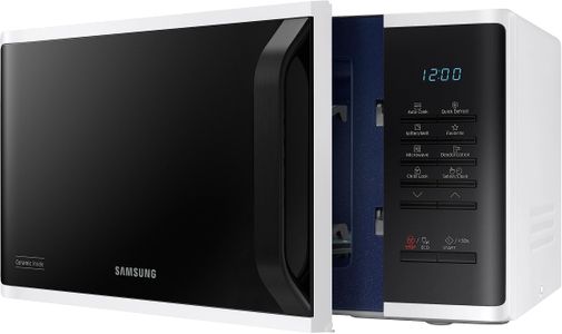Samsung 23L Solo Microwave – White Compact Countertop Oven