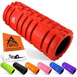 ActivNRG Fitness Foam Roller for Deep Tissue Muscle Massage Trigger Point Muscles Therapy (Red)