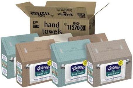 Kleenex White Hand Towels, 60 Count (Pack of 6)