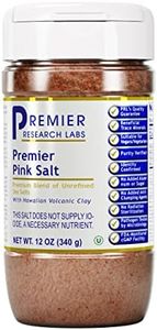 Premier Research Labs: 12 oz Premier Pink Salt - Alaea Pink Hawaiian Sea Salt, Organic Himalayan Pink Salt and Australian Sea Salt for Daily Cooking Salt - Unrefined Sea Salt & No Anti-Clumping Agents