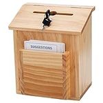 ZENFUN Wooden Suggestion Box with 5
