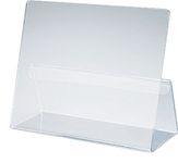 Classic Cookbook Holder - Simple Elegant Clear Acrylic - Made in the USA by Clear Solutions