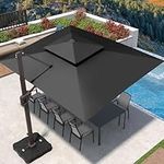 Deconk 9' X 12' Cantilever Patio Um