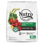 Nutro NATURAL CHOICE Adult Dry Dog Food, Lamb & Rice Recipe, 13.61kg (30LB) Bag