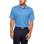 UNDER ARMOUR mens Tech Golf Polo ,Electric Blue (428)/Pitch Gray,XX-Large